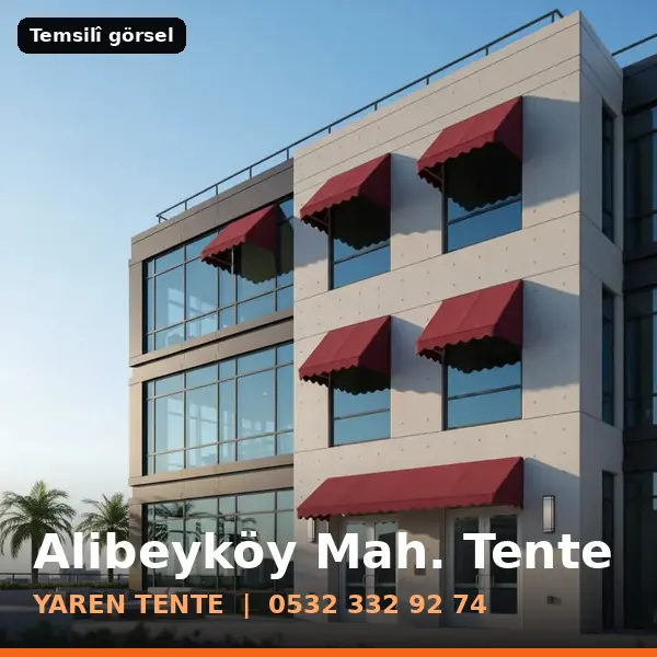 Alibeyköy Mahallesi için tente sistemleri, temsilî görsel - Yaren Tente