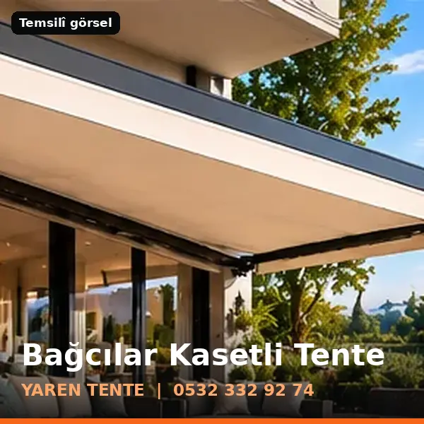 Bağcılar kasetli tente örneği (temsilî görsel) - Yaren Tente