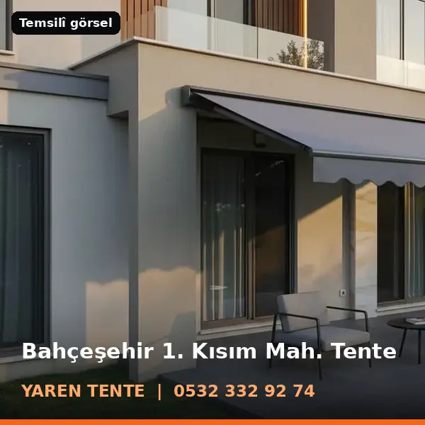 Bahçeşehir 1. Kısım Mahallesi için tente sistemleri, temsilî görsel - Yaren Tente