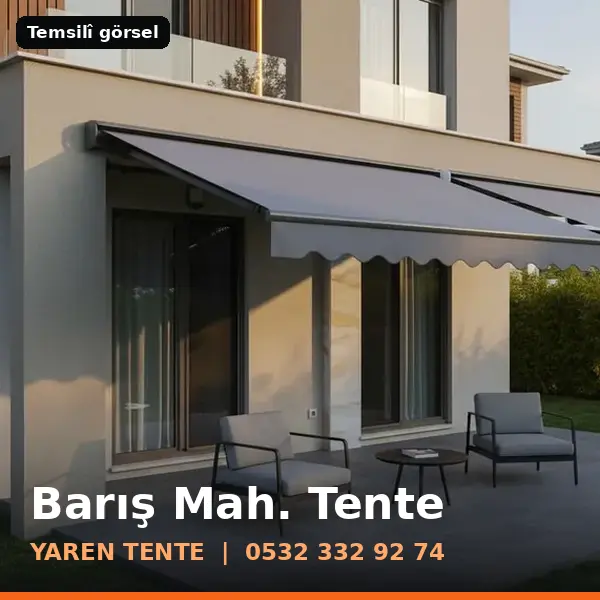 Barış Mahallesi için tente sistemleri, temsilî görsel - Yaren Tente