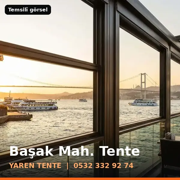 Başak Mahallesi için tente sistemleri, temsilî görsel - Yaren Tente