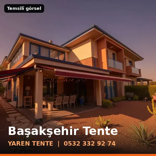 Başakşehir için tente sistemleri, temsilî görsel - Yaren Tente