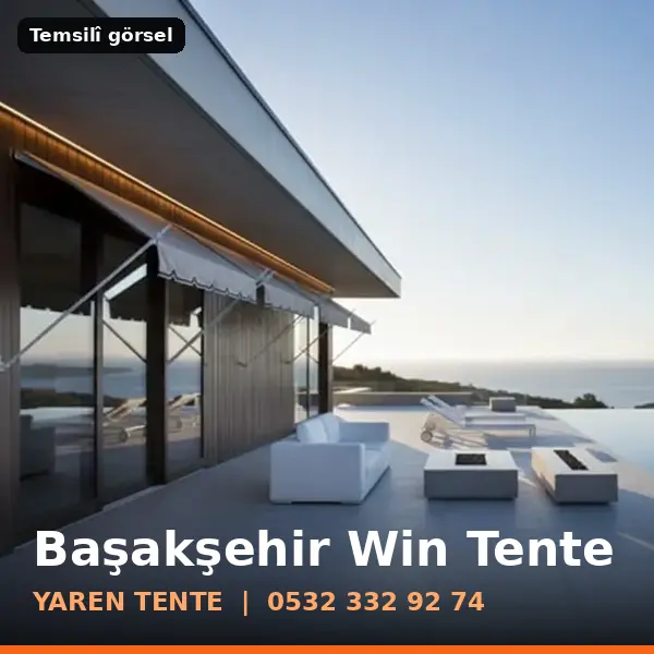 Başakşehir win tente örneği (temsilî görsel) - Yaren Tente
