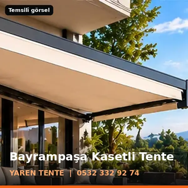 Bayrampaşa kasetli tente örneği (temsilî görsel) - Yaren Tente