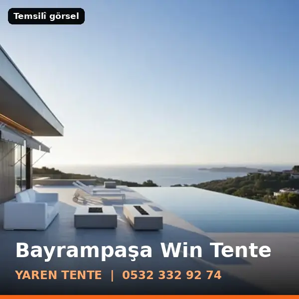 Bayrampaşa win tente örneği (temsilî görsel) - Yaren Tente