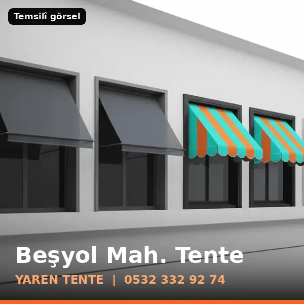 Beşyol Mahallesi için tente sistemleri, temsilî görsel - Yaren Tente