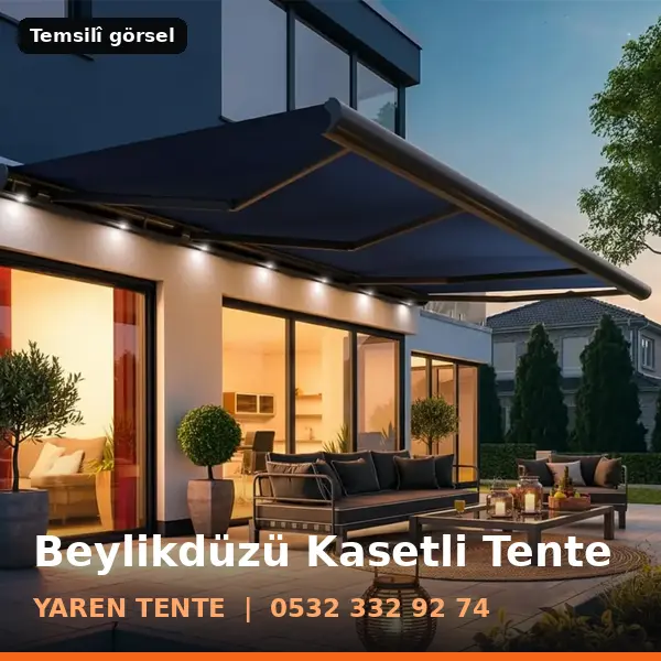 Beylikdüzü kasetli tente örneği (temsilî görsel) - Yaren Tente