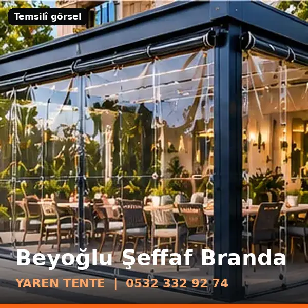 Beyoğlu şeffaf branda örneği (temsilî görsel) - Yaren Tente