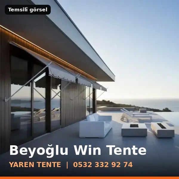 Beyoğlu win tente örneği (temsilî görsel) - Yaren Tente