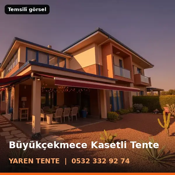 Büyükçekmece kasetli tente örneği (temsilî görsel) - Yaren Tente