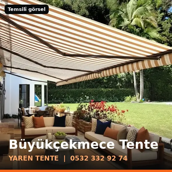 Büyükçekmece için tente sistemleri, temsilî görsel - Yaren Tente