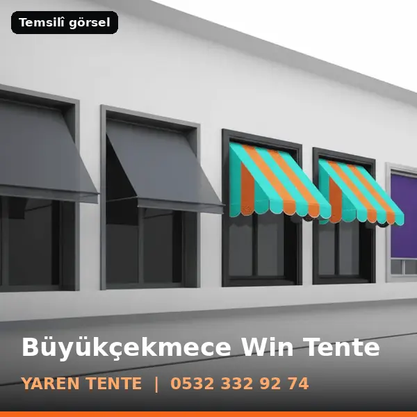 Büyükçekmece win tente örneği (temsilî görsel) - Yaren Tente