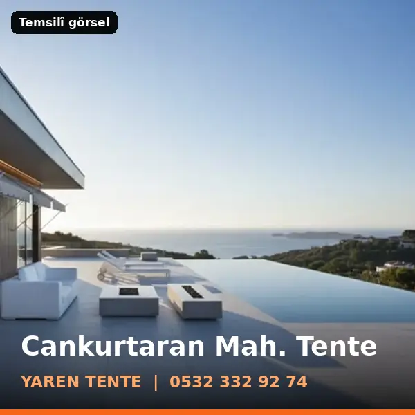 Cankurtaran Mahallesi için tente sistemleri, temsilî görsel - Yaren Tente