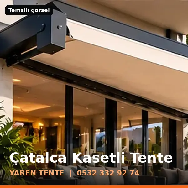 Çatalca kasetli tente örneği (temsilî görsel) - Yaren Tente