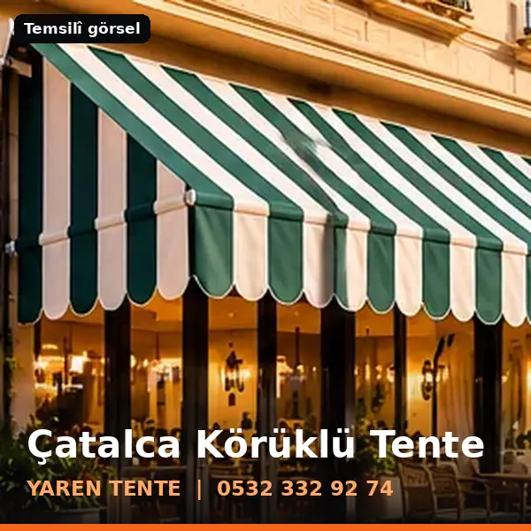 Çatalca körüklü tente örneği (temsilî görsel) - Yaren Tente