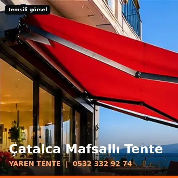 Çatalca mafsallı tente örneği (temsilî görsel) - Yaren Tente