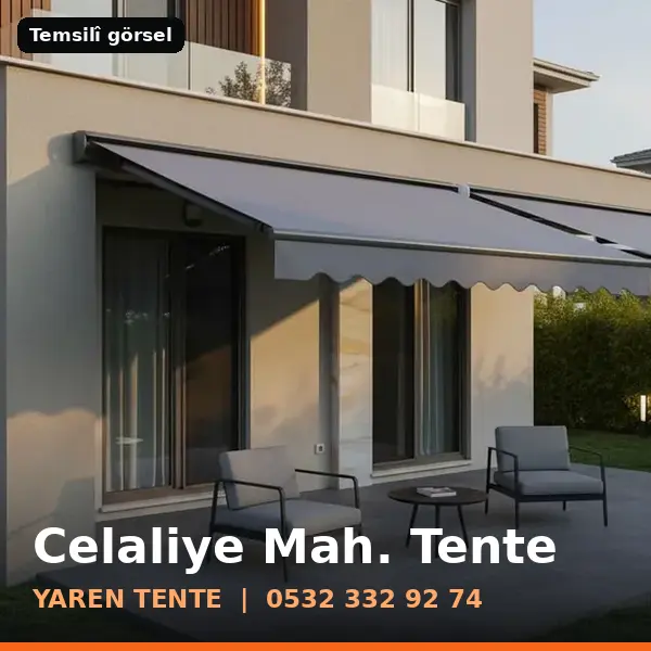 Celaliye Mahallesi için tente sistemleri, temsilî görsel - Yaren Tente