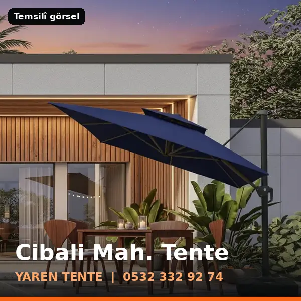 Cibali Mahallesi için tente sistemleri, temsilî görsel - Yaren Tente