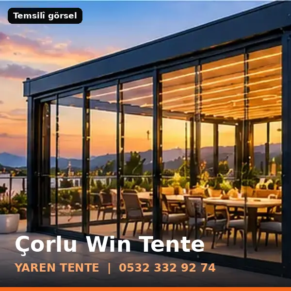 Çorlu win tente örneği (temsilî görsel) - Yaren Tente