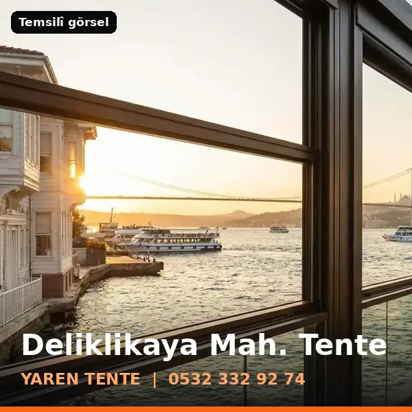 Deliklikaya Mahallesi için tente sistemleri, temsilî görsel - Yaren Tente