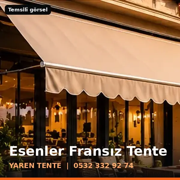 Esenler fransız tente örneği (temsilî görsel) - Yaren Tente