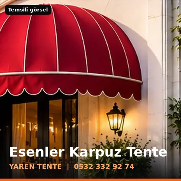Esenler karpuz tente örneği (temsilî görsel) - Yaren Tente