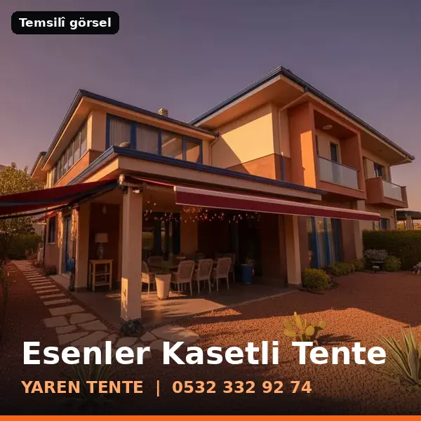 Esenler kasetli tente örneği (temsilî görsel) - Yaren Tente