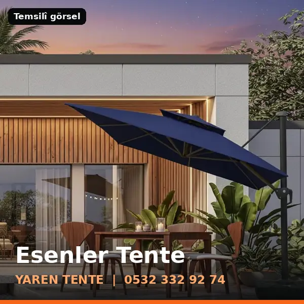 Esenler için tente sistemleri, temsilî görsel - Yaren Tente