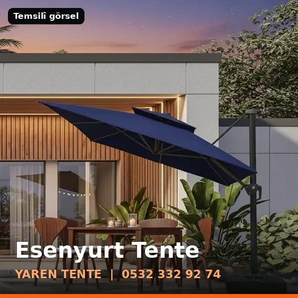 Esenyurt için tente sistemleri, temsilî görsel - Yaren Tente