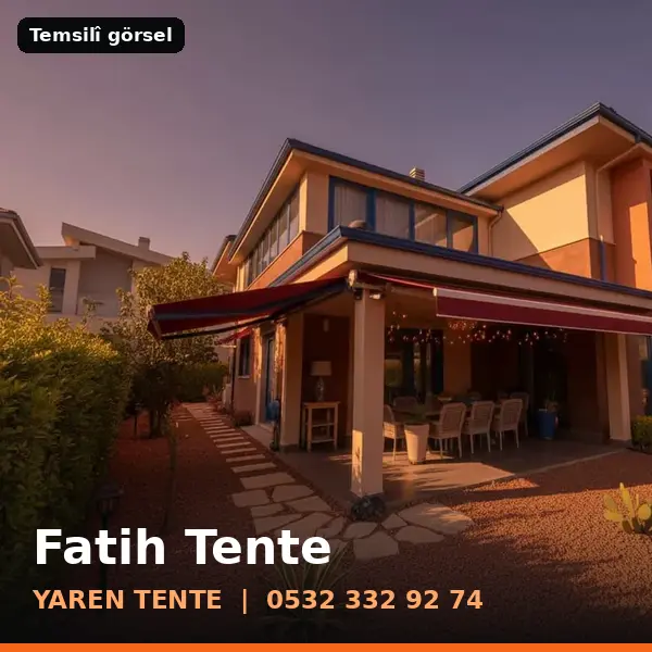 Fatih için tente sistemleri, temsilî görsel - Yaren Tente