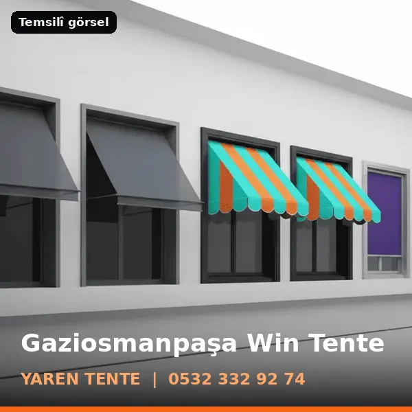 Gaziosmanpaşa win tente örneği (temsilî görsel) - Yaren Tente