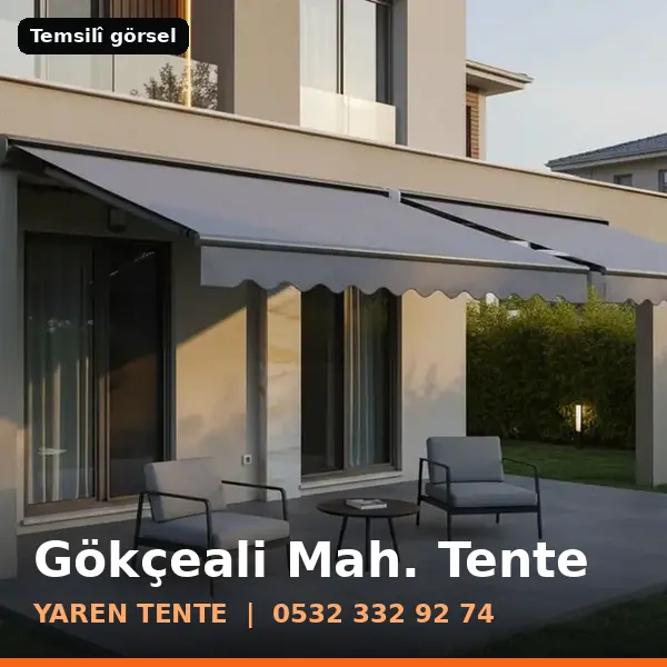 Gökçeali Mahallesi için tente sistemleri, temsilî görsel - Yaren Tente