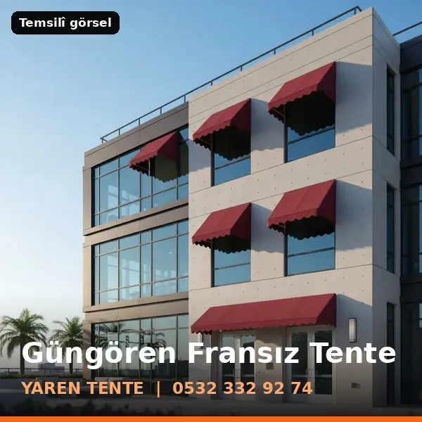 Güngören fransız tente örneği (temsilî görsel) - Yaren Tente