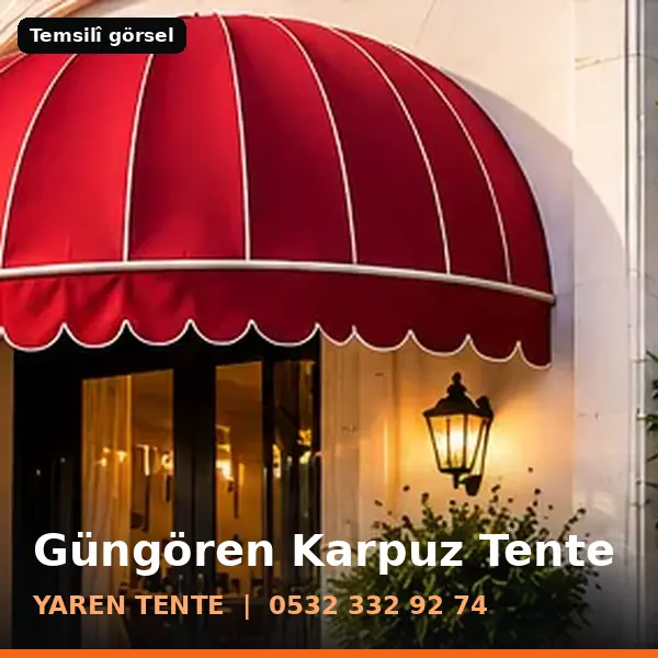Güngören karpuz tente örneği (temsilî görsel) - Yaren Tente
