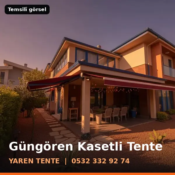 Güngören kasetli tente örneği (temsilî görsel) - Yaren Tente