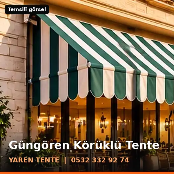 Güngören körüklü tente örneği (temsilî görsel) - Yaren Tente