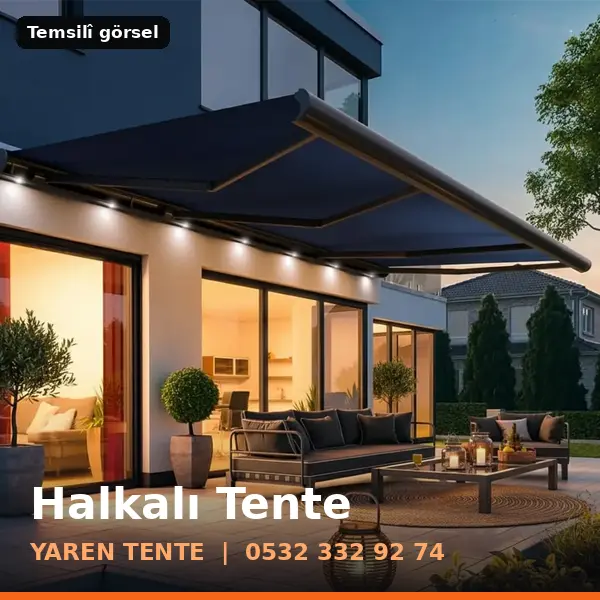 Halkalı için tente sistemleri, temsilî görsel - Yaren Tente