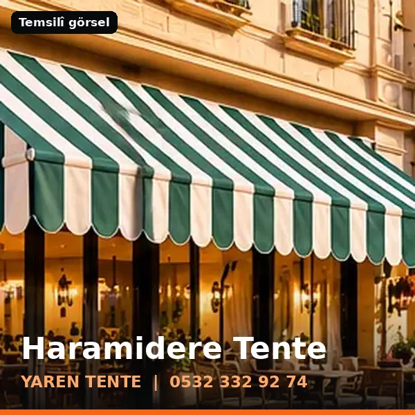 Haramidere için tente sistemleri, temsilî görsel - Yaren Tente