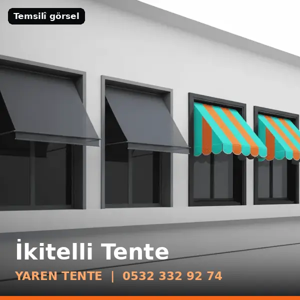 İkitelli için tente sistemleri, temsilî görsel - Yaren Tente