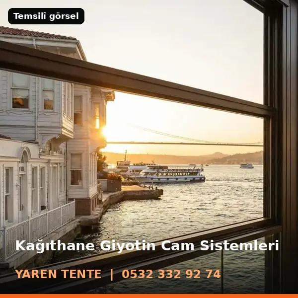 Kağıthane giyotin cam sistemleri örneği (temsilî görsel) - Yaren Tente