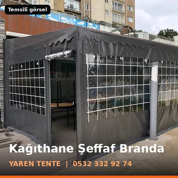 Kağıthane şeffaf branda örneği (temsilî görsel) - Yaren Tente