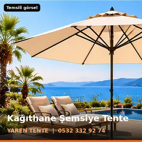 Kağıthane şemsiye tente örneği (temsilî görsel) - Yaren Tente