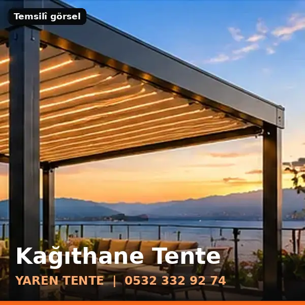 Kağıthane için tente sistemleri, temsilî görsel - Yaren Tente
