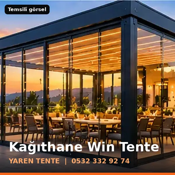 Kağıthane win tente örneği (temsilî görsel) - Yaren Tente