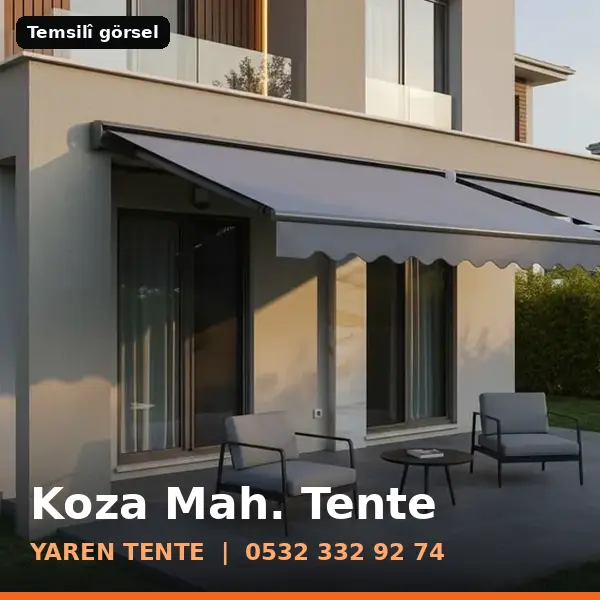 Koza Mahallesi için tente sistemleri, temsilî görsel - Yaren Tente