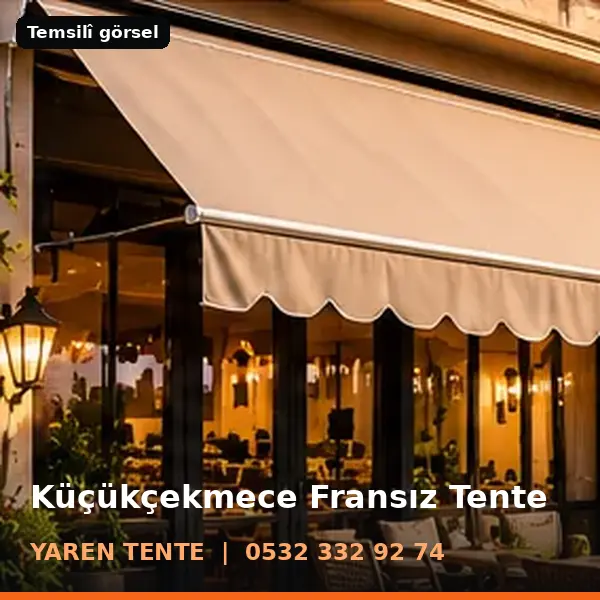 Küçükçekmece fransız tente örneği (temsilî görsel) - Yaren Tente