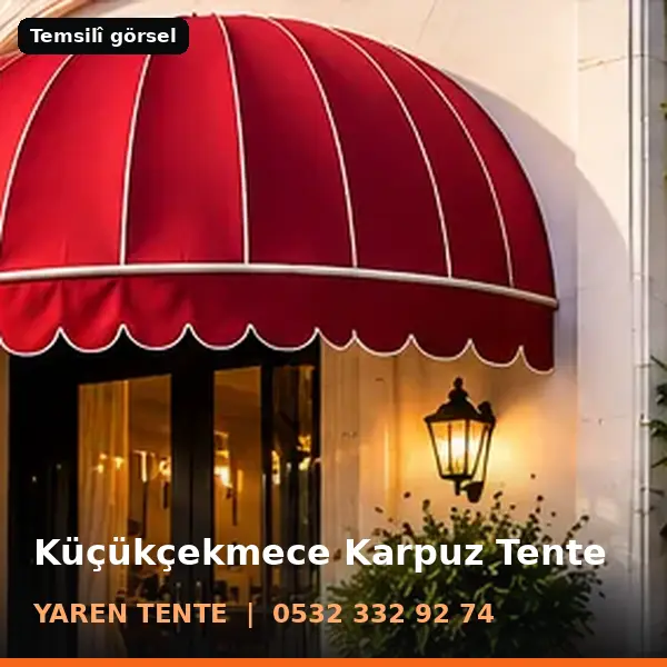 Küçükçekmece karpuz tente örneği (temsilî görsel) - Yaren Tente