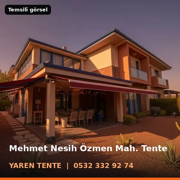 Mehmet Nesih Özmen Mahallesi için tente sistemleri, temsilî görsel - Yaren Tente