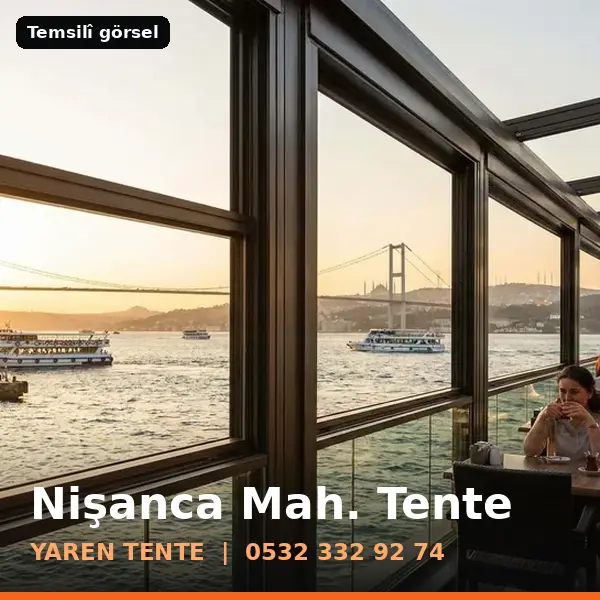 Nişanca Mahallesi için tente sistemleri, temsilî görsel - Yaren Tente