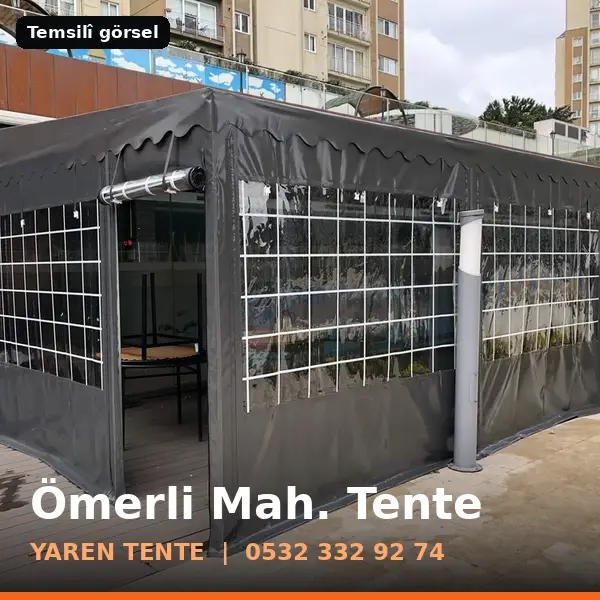 Ömerli Mahallesi için tente sistemleri, temsilî görsel - Yaren Tente